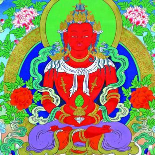 【珍贵荟供】延长寿命/吉祥/无病/富有/闻名/长寿佛荟供（五人共修）一座