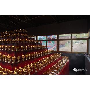 【殊胜福田】虾扎寺莲师坛城 日夜不间断供灯 一亿盏供灯共修